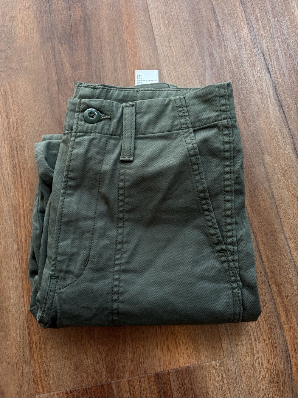 Levi’s Utility Carpenter Pants Olive Green Straight Leg Cotton Workwear Khaki - Picture 7 of 12